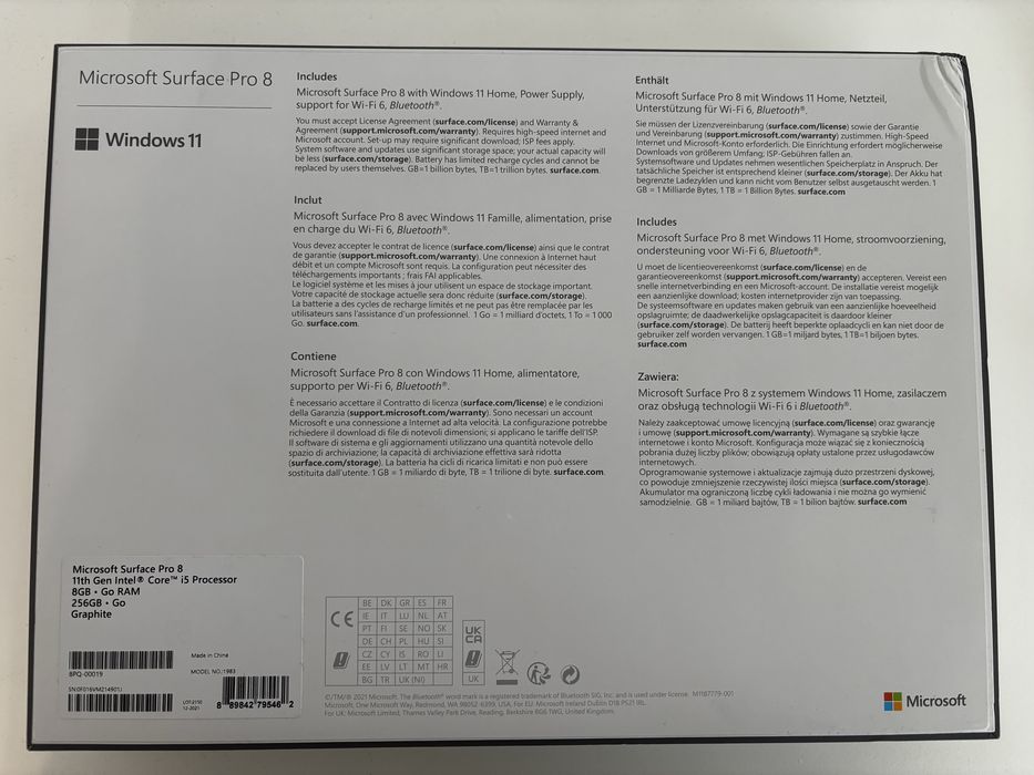 Microsoft Surface Pro 8 + Keyboard