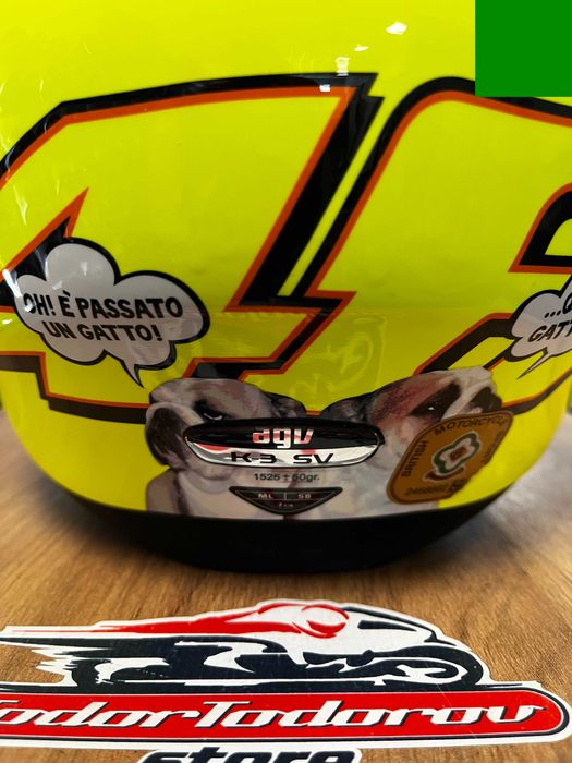 Мото каска за мотор  AGV K3 SV VR46 Missano ,М-L 58  см.,вградени очила