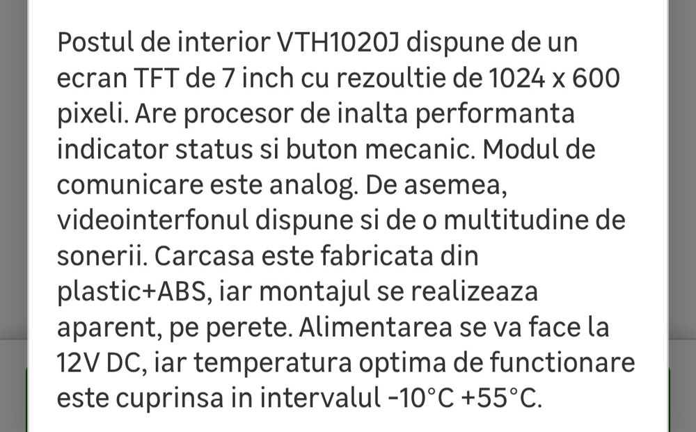 Video interfon dahua