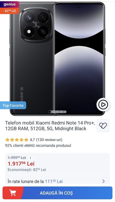 Xiaomi Redmi Note 14 Pro+,