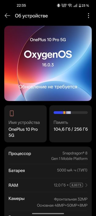 One Plus 10 Pro 12/256 gb green