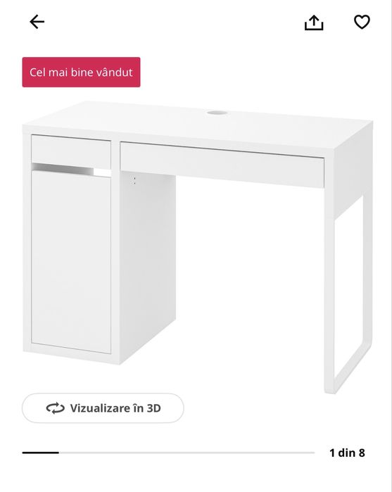 Birou IKEA in stare foarte buna, pret negociabil