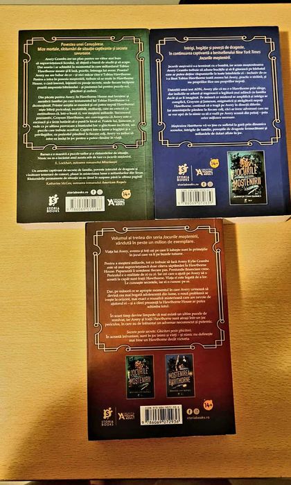 Jocurile mostenirii vol 1-3