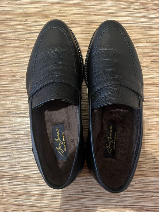 Зимние туфли лоферы