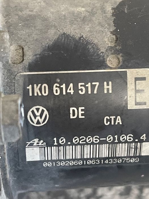 Pompa Abs Volkswagen Touran 1T1, 1T2 2003 - 2010 1.9 Tdi Avq 1K0907379