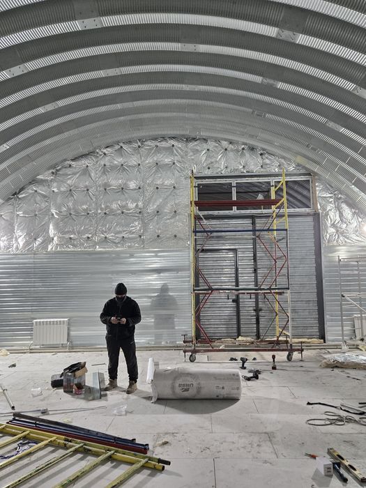 Ангар бескаркасный