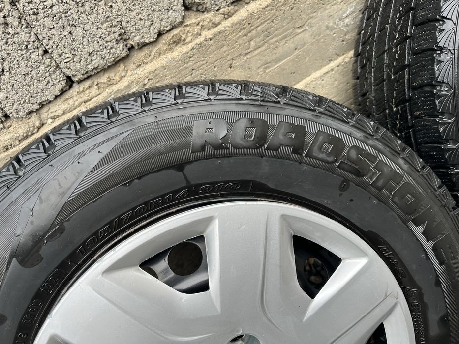 Шина р14+ с диской оригинал с кобальта