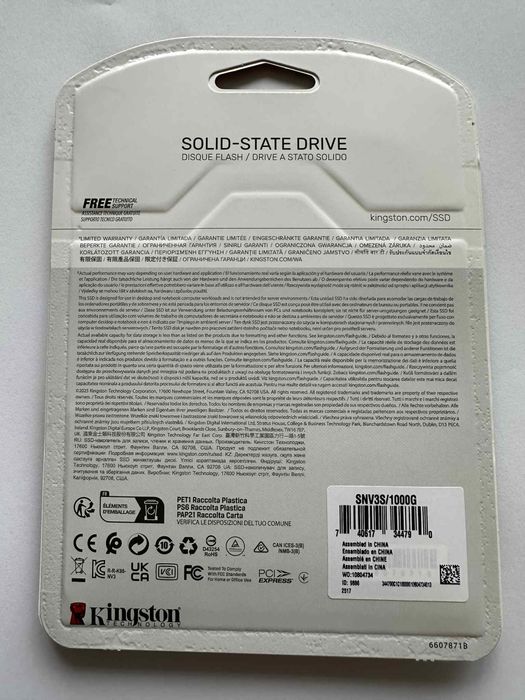 SSD Kingston NV3 1TB