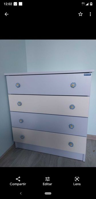 Скрин Lorelli в бяло и синьо