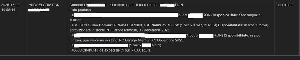 Sursa Corsair SF Series SF1000, 80+ Platinum 1000W