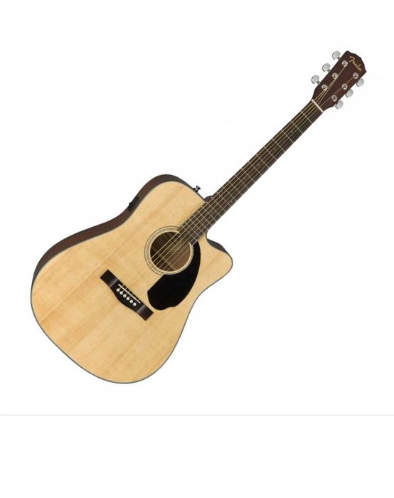 Електро-акустична китара Fender CD-60SCE Dreadnought NAT WN Mahogany