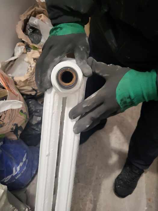 Чугунные радиаторы.