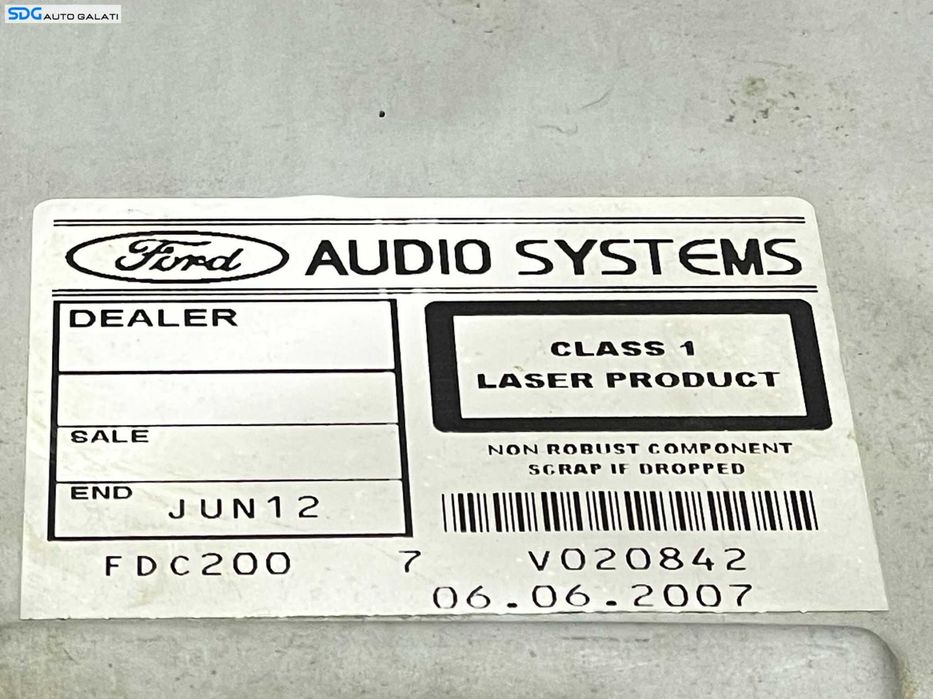 Radio CD Player cu Aux Auxiliar 6000 CD Ford Focus 2 2004 - 2010 Cod 7S7T-18C815-AB [L2927]