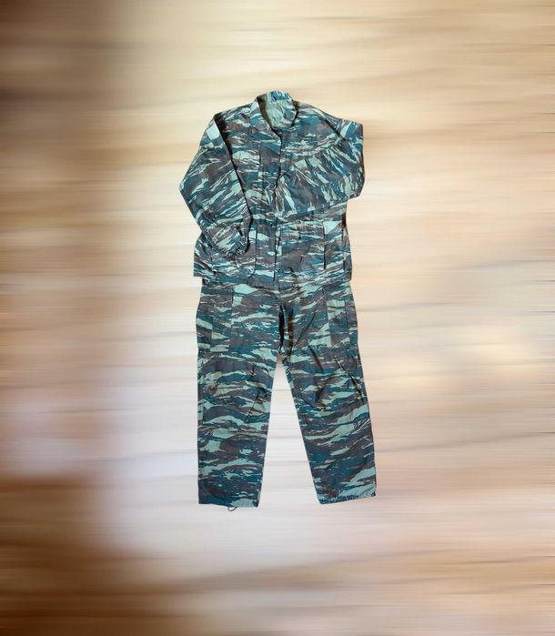 Оригинална гръцка армейска военна униформа – камуфлаж M71 Greek Lizard