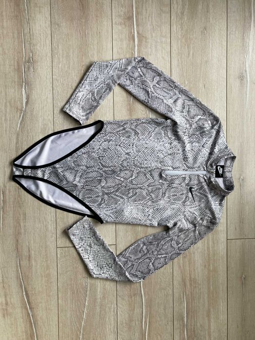 Найк Nike Long Sleeve Pythn Bodysuit женско боди трико блуза фланела S