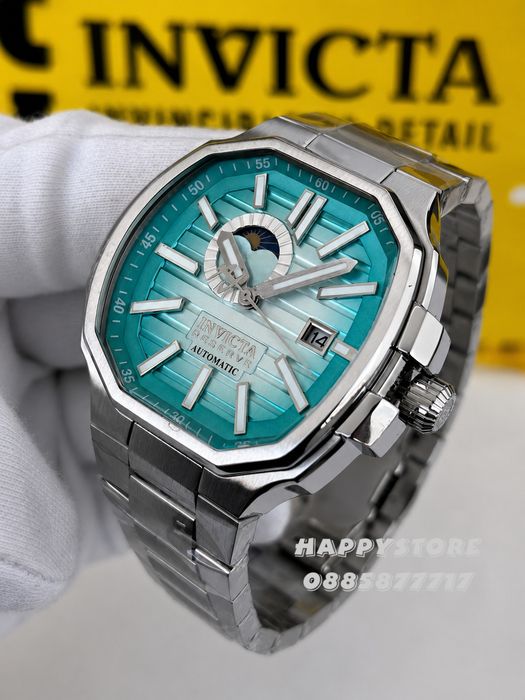 INVICTA Gravity Silver automatic 46 mm, Инвикта нов мъжки часовник