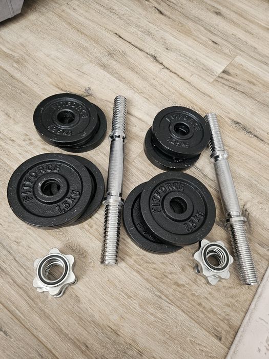 Set gantere reglabile 7.5 kg fiecare (15 kg)