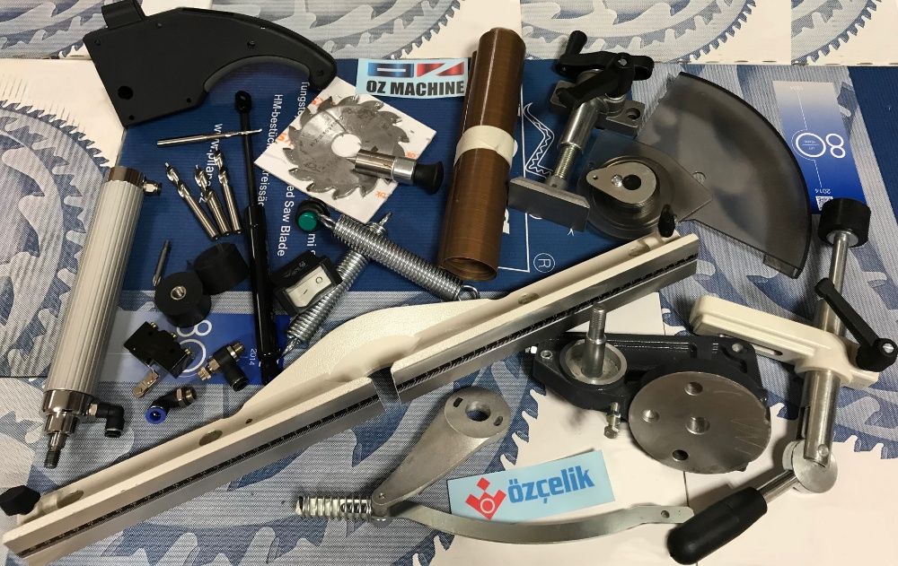 Части и консумативи за машини за дограма (ПВЦ алуминий)