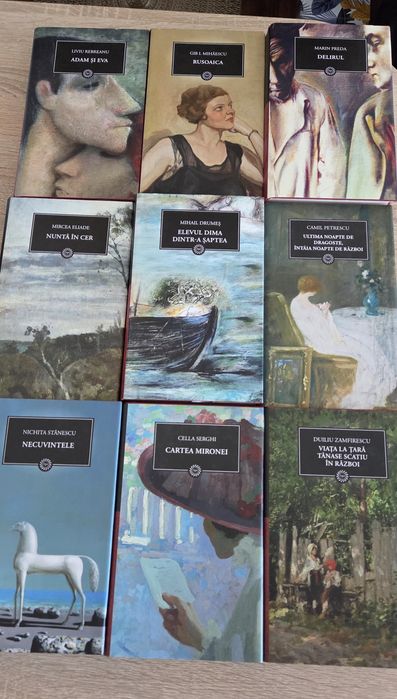 Carti autori români colecție de 52 volume premium