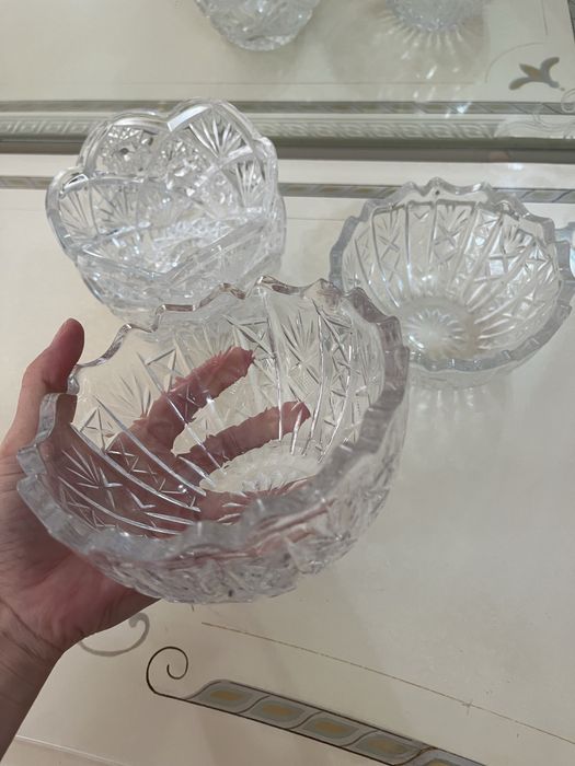 Продается посуда наборы, хрусталь