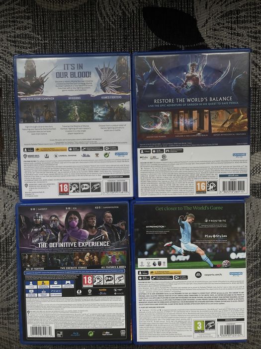 Игри за  Playstation PS5 - Fifa24 - MK 1 - MK 11 Ultimate - Prince of