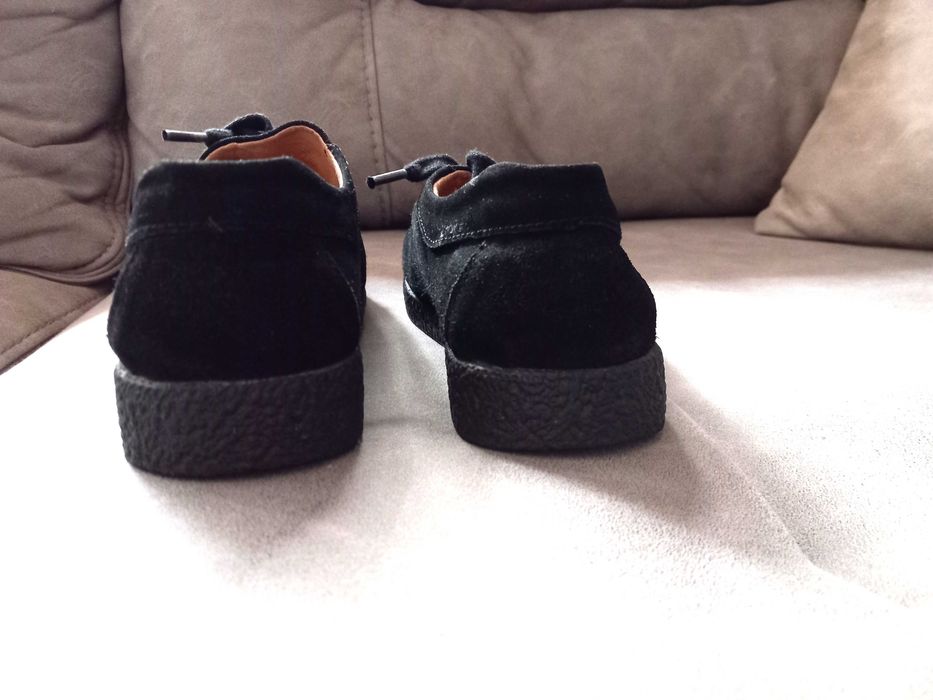 Нови симпатични дамски черни обувки от естествен велур Mat Star – № 39