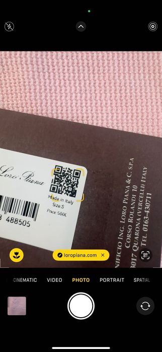 Loro Piana-Автентична чисто нова дамска тениска S-М размер