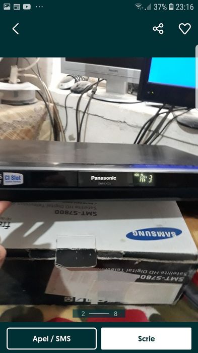 Vând Dwd recorder cu tuner satelit Panasonic