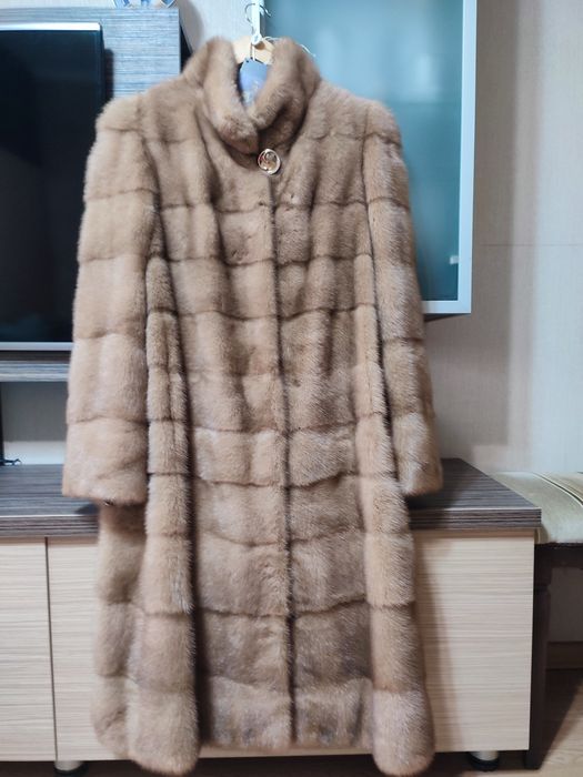 Шуба норковая рыжая