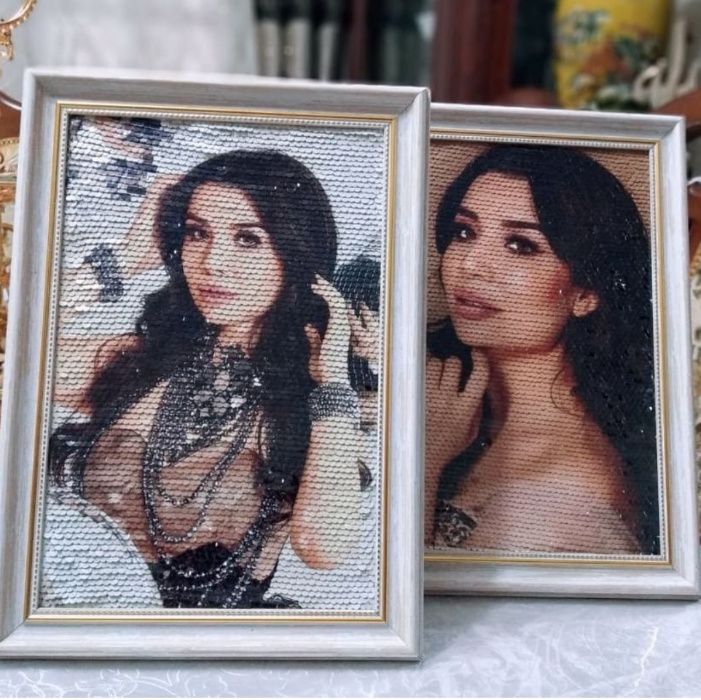 фото рамка с поетками на заказ