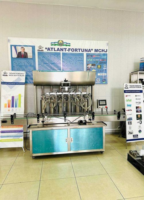 Suv quyish uskunasi, 1-5 litr quyadigan rozliv, розлив станок, дозатор