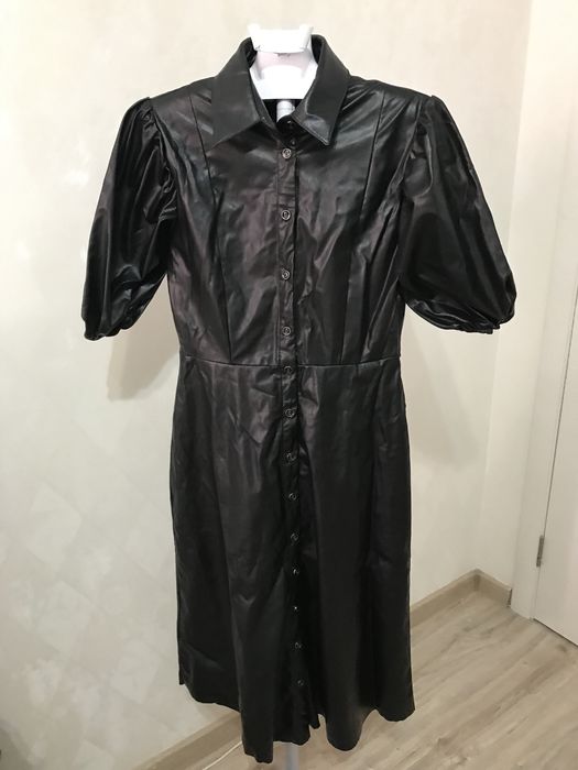 Платье эко кожа. Турция.