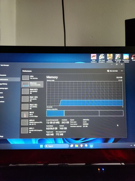 Laptop Gaming Acer Nitro 5 | i5-11400H | 32GB RAM | 2TB SSD | GTX 1650 | 144Hz