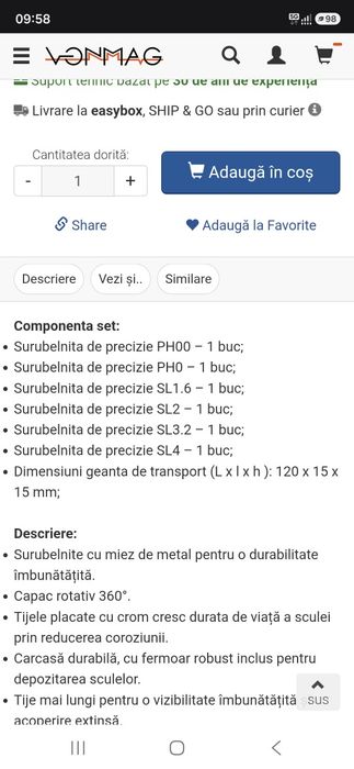 Trusa șurubelnițe milwaukee