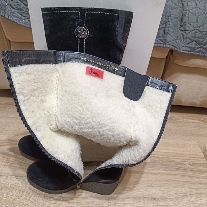 Дамски ботуши естествен велур