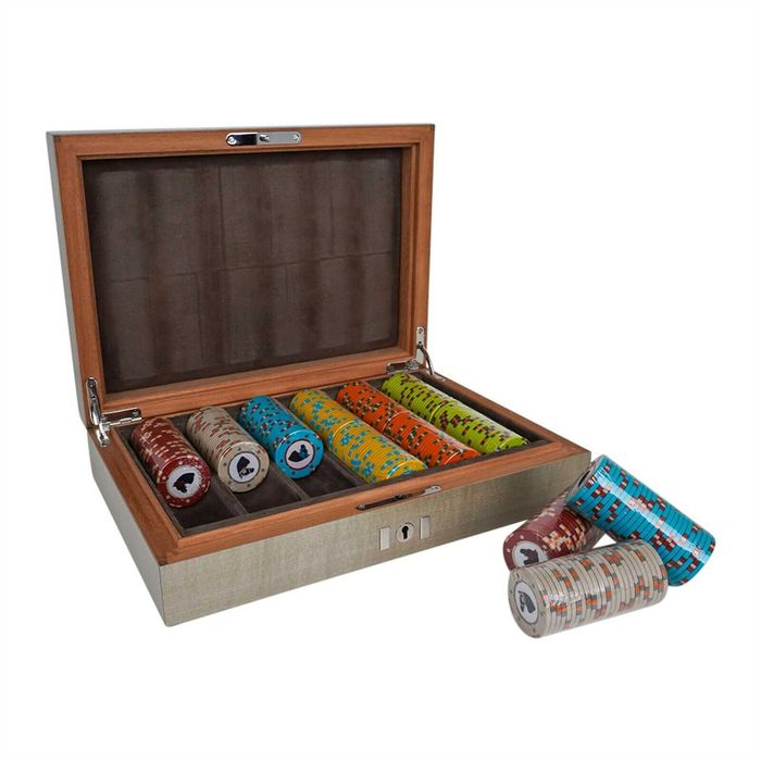 Cipuri chips poker Hermes Elements 300 jetoane LUX schimb auto diverse