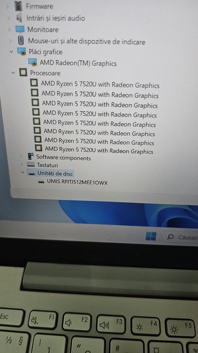 Laptop Asus Vivobook Ryzen 5 7000 16g ram nvme 512
