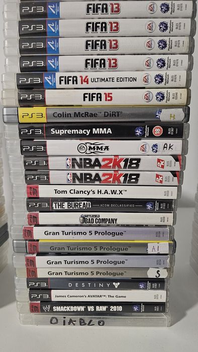Pachet Jocuri PS3 FIFA, GTA, Spiderman, God of war, Ratchet, Sonic