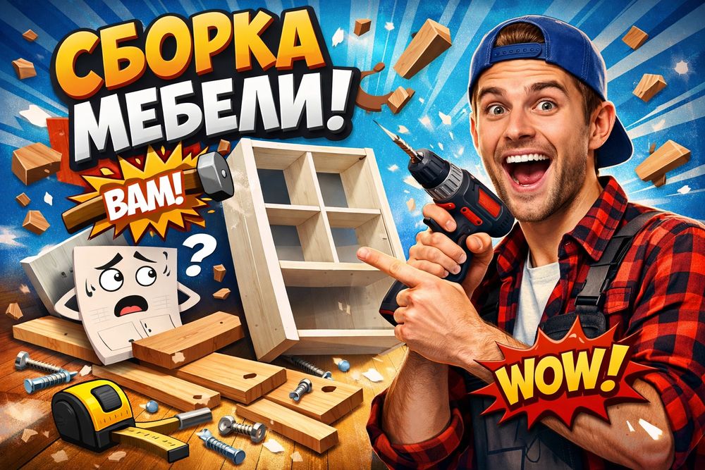 Сборка мебели, разбор, ремон