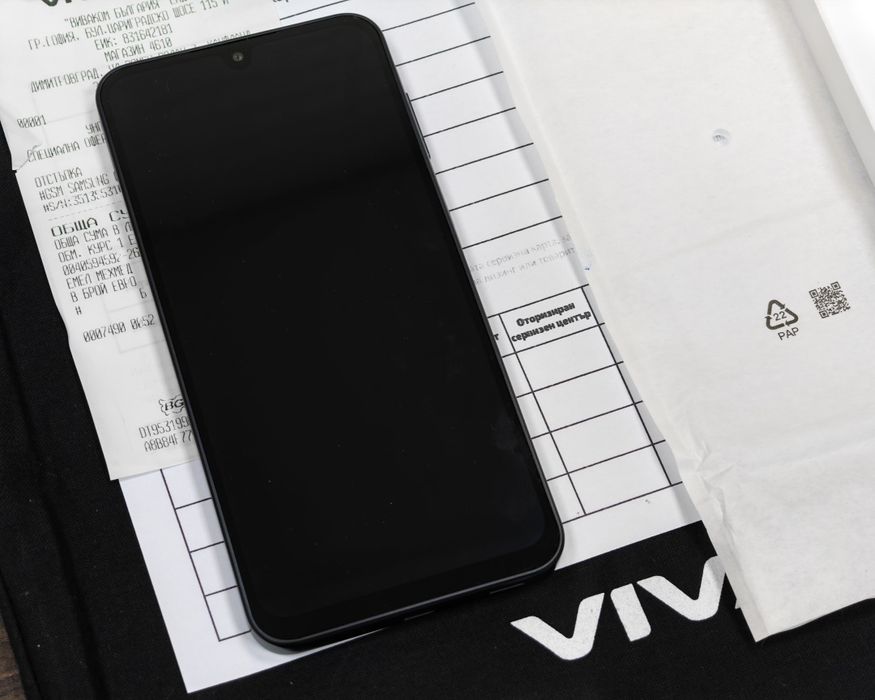 ^^^ ЧИСТО НОВ  128GB Samsung A16 Гаранция от Vivacom до 2028год. Black