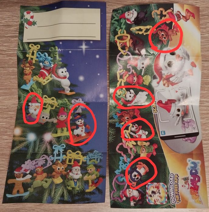 Фигурки киндер игрушки