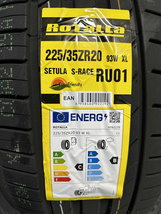 Нови летни гуми ROTALLA SETULA S-RACE RU01 225/35R20 93W XL НОВ DOT