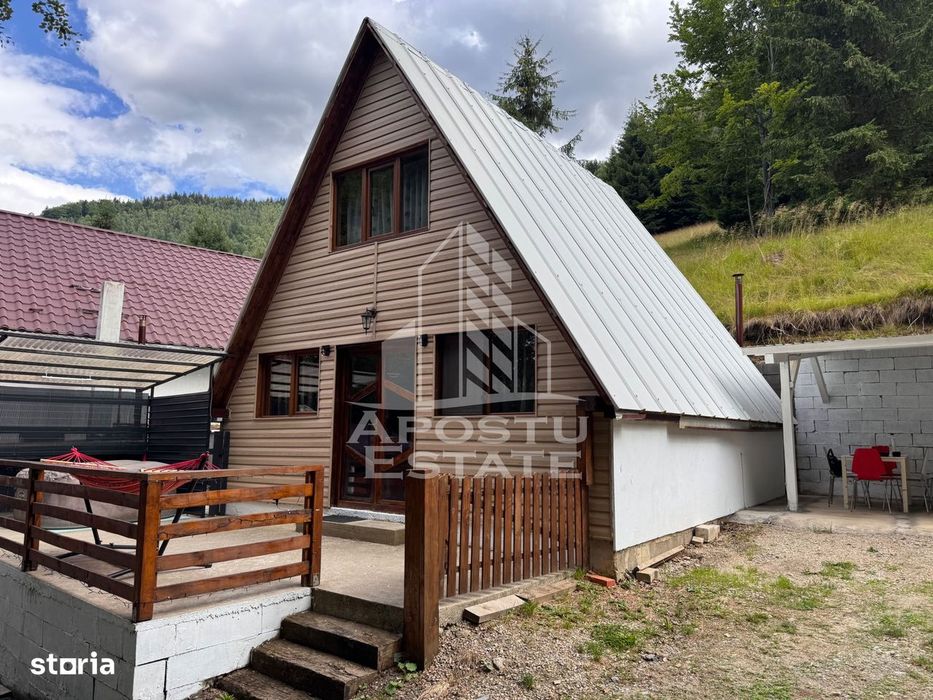 Comision 0% Casa A-Frame, la munte, 1km de Partia Rausor, Hunedoara