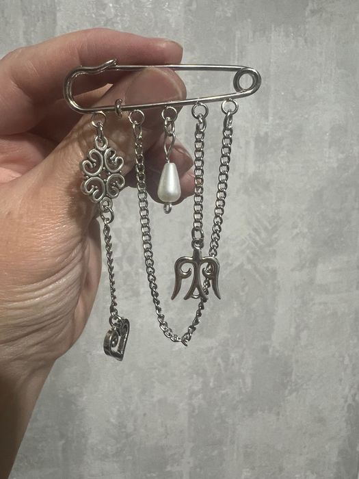 Этно брошь. Шашбау, краб