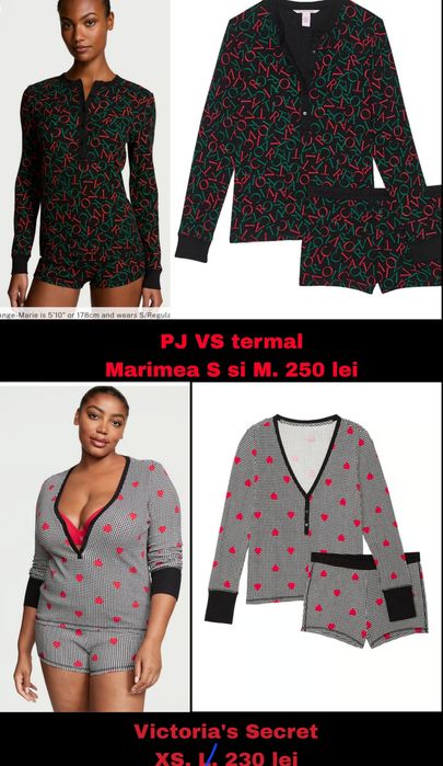 Pijama scurta Victoria's Secret