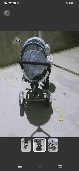 Велоколяска новая