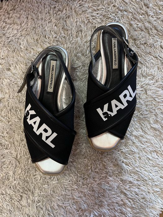 Сандали тип еспадрили karl lagerfeld