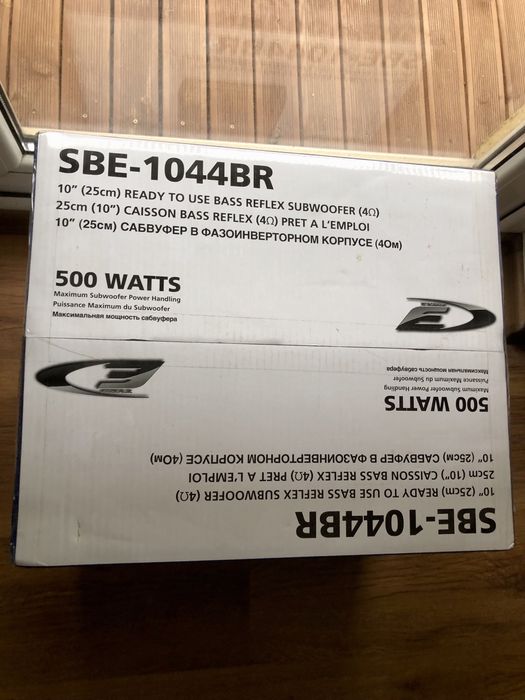 Alpine SBE-1044BR нова бас каса