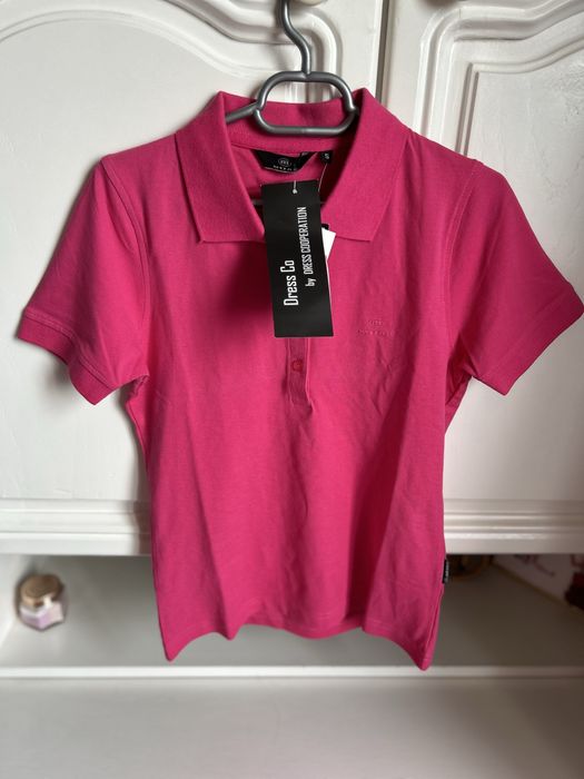 Tricou tip polo, nou, cu eticheta