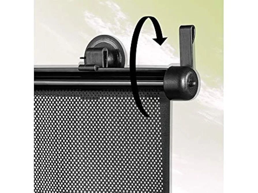 Set 2 jaluzele auto protectie solara cu ventuze Ultimate Speed, 53x52